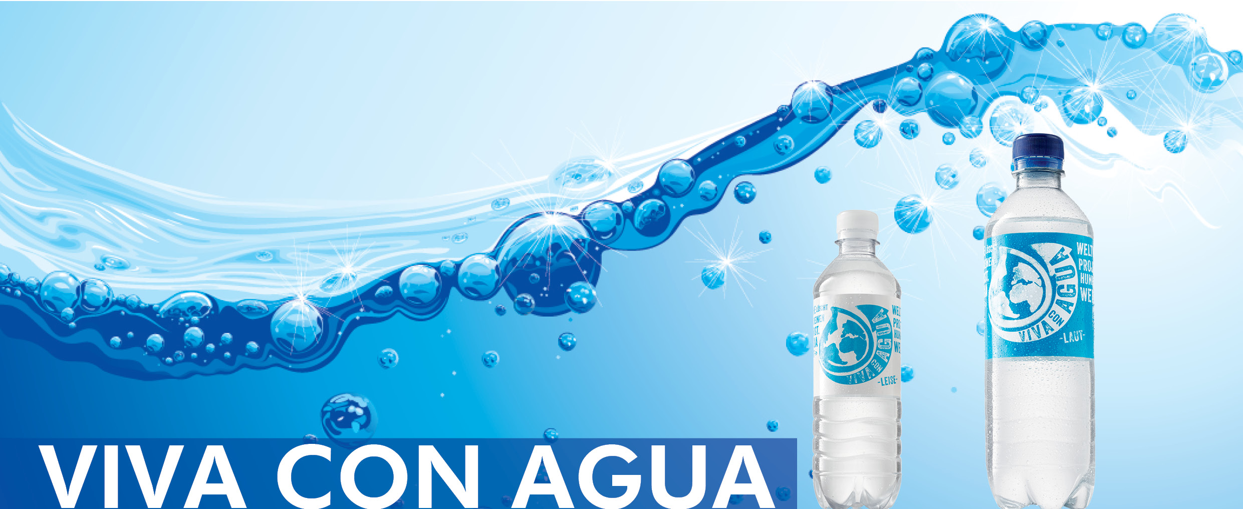 Das Mineralwasser von Viva con Agua