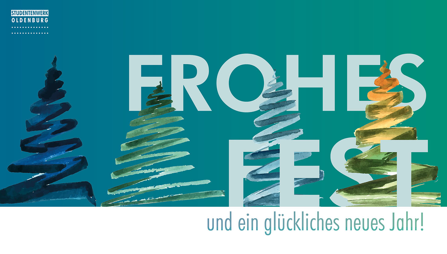 Frohes Fest wünscht das Studentenwerk Oldenburg